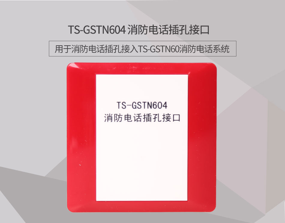 云南海灣TS-GSTN604消防電話接口情景展示